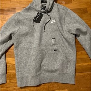 NWT: Nike Mens Pullover Hoodie Heather Grey
